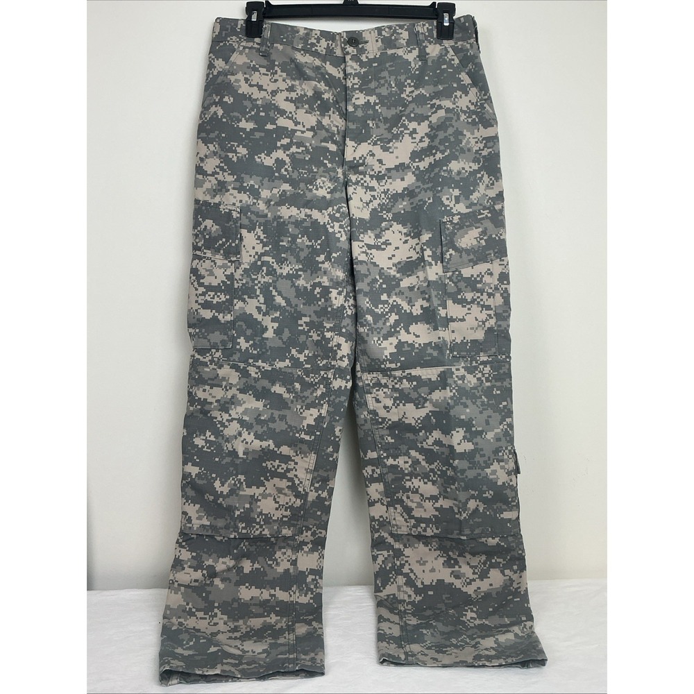 Team Soldier Men's Med-Long Certified Gear U.S Military Green Camo Ripstop Pants